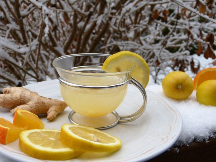 lemon ginger tea Lemon ginger tea