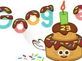 Google 23rd birthday