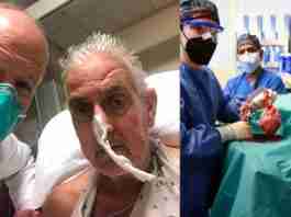 Pig heart transplant