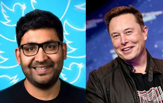 Parag Agrawal and Elon Musk Parag Agrawal and Elon Musk