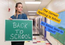 The Correct Spelling Is School Not School. Some Pe - Tymoff