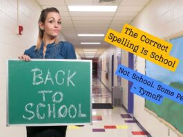 The Correct Spelling Is School Not School. Some Pe - Tymoff