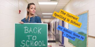 The Correct Spelling Is School Not School. Some Pe - Tymoff
